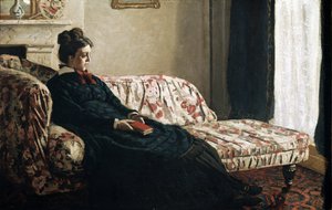 Meditation oder Madame Monet auf dem Sofa von Claude Monet
