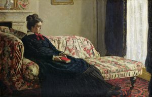 Meditation, oder Madame Monet auf dem Sofa von Claude Monet