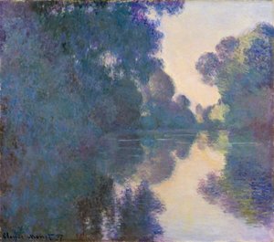 Morgen an der Seine bei Giverny, 1897 von Claude Monet