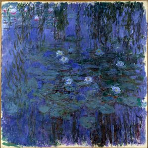 Blaue Seerosen von Claude Monet