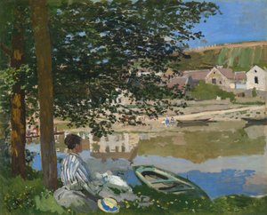 Am Ufer der Seine, Bennecourt, 1868 von Claude Monet