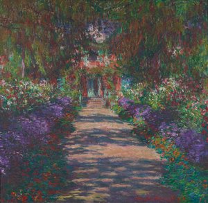 Weg im Garten von Monet in Giverny