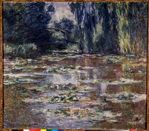Kleine Brücke in Giverny Gemälde von Claude Monet 1905 von Claude Monet