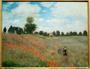 Mohnblumen bei Argenteuil von Claude Monet