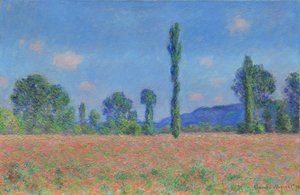 Mohnfeld (Giverny) von Claude Monet