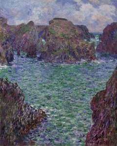 Port-Goulphar, Belle-Île, 1887 von Claude Monet