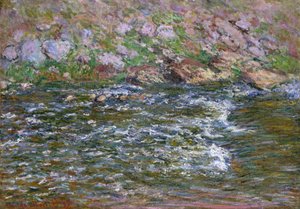 Stromschnellen an der Petite Creuse bei Fresselines, 1889 von Claude Monet