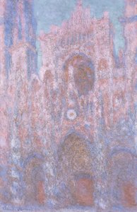 Kathedrale von Rouen im Sonnenuntergang (Symphonie in Grau und Schwarz) (1892-94) von Claude Monet