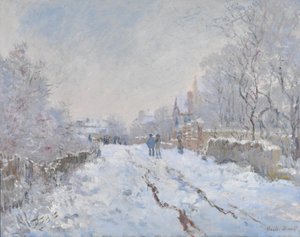 Schneeszene in Argenteuil