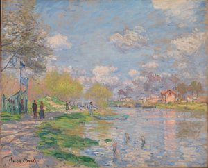 Frühling auf der Île de La Grande Jatte