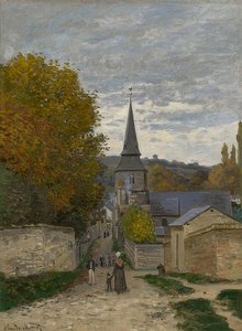Straße in Sainte-Adresse. 1867 von Claude Monet