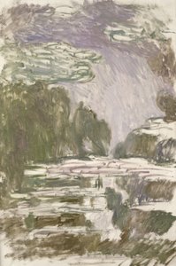 Studie für die Seerosen, 1907 von Claude Monet