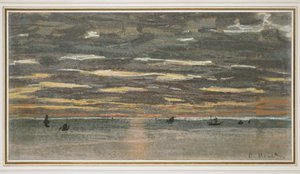 Sonnenuntergang auf See, 1865-1870