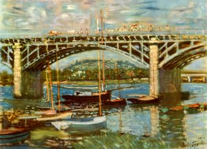 Die Brücke über die Seine in Argenteuil, 1874, 1937 von Claude Monet