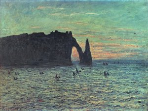 Die hohle Nadel in Etretat, 1883
