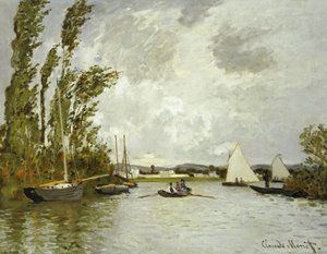 Der kleine Arm der Seine bei Argenteuil