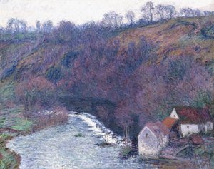 Die Mühle in Vervy, 1889 von Claude Monet