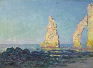 Die Nadel von Etretat, Ebbe; Aiguille d