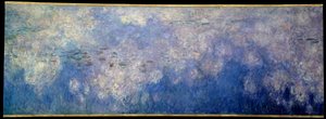 Die Seerosen; die Wolken. Zentraler Teil des Triptychons, gemalt in Giverny