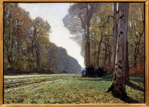 Der Pflasterweg von Chailly, Fontainebleau, ca. 1865 von Claude Monet