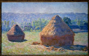 Die Räder, Ende des Sommers in Giverny von Claude Monet