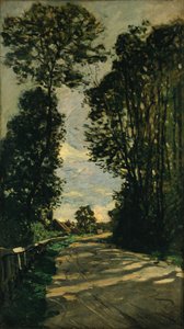 Weg der Farm Saint-Siméon, 1864 von Claude Monet