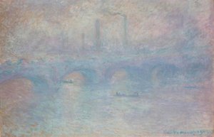 Waterloo Bridge. Nebeleffekt von Claude Monet