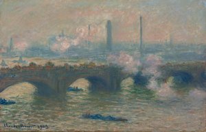 Waterloo-Brücke, grauer Tag, 1903