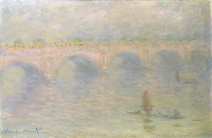 Waterloo-Brücke, Lichteffekt, 1899-1901
