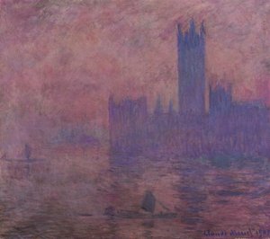 Westminster-Turm von Claude Monet