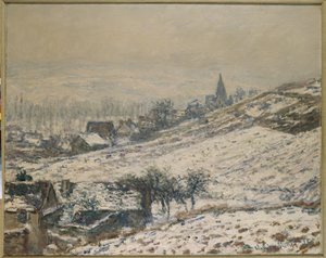 Winter in Giverny, 1885 von Claude Monet