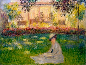 Frau im Garten, 1876