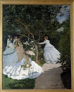Frauen im Garten in der Stadt Avray von Claude Monet