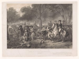 George Washington in der Schlacht bei der Monongahela