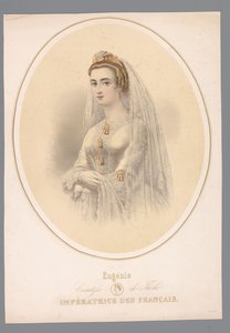 Porträt von Eugénie, Kaiserin von Frankreich von Claude Régnier