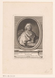 Porträt von André-Hercule de Fleury
