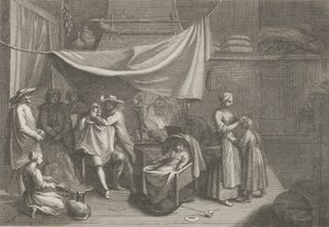 Morgen, ca. 1700 von Claude Saint Paul