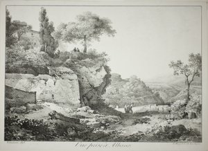 Ansicht von Albano von Claude Thienon