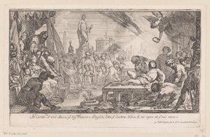 Märtyrertod des heiligen Laurentius von Claude Vignon