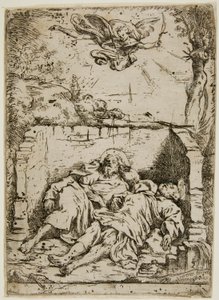 Die Leichen der Heiligen Peter und Paul im selben Grab von Claude Vignon