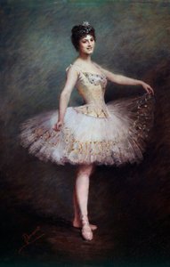Porträt von Carlotta Zambelli (1875-1968), italienische Tänzerin und Pädagogin von Claudie Viardot
