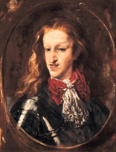 Porträt von Karl II. (1661-1700) König von Spanien
