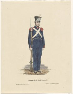 Belgischer Schütze, 1830 von Claudio Linati