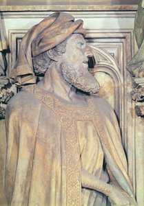 Der Mosesbrunnen: Daniel (Detail) von Claus and Malouel, Jean Sluter