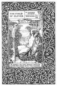 Titelseite zu The Field of Clover, 1899 von Clemence Housman