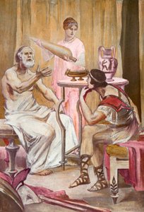 Illustration für die Ilias von Homer von Clement Goutier