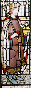 Heinrich II. (Detail aus einem Fenster in der Großen Halle) von Clement James Heaton