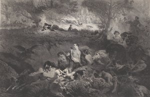 Träume von der Jagd, 1858 von Célestin Nanteuil