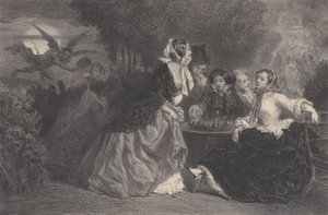 Die Töchter des Teufels Die Kreatur, ca. 1848-62 von Célestin Nanteuil
