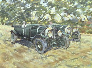 1929 Le Mans siegreiche Bentleys von Clive Metcalfe